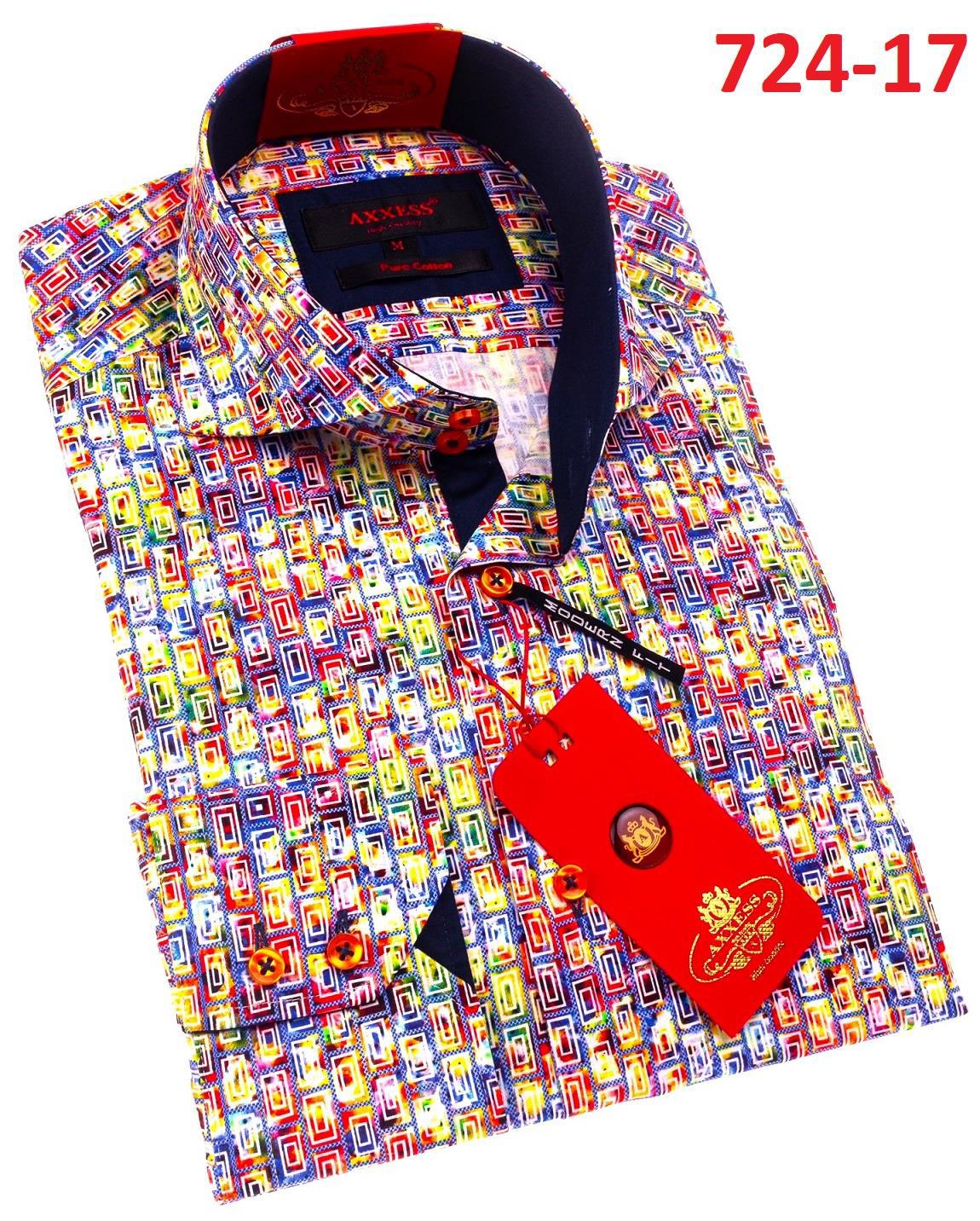 Axxess Modern Fit Shirt 724 17 - Premium Comfort Dress Shirt for Men | Perfect for Office, Business Meetings & Formal Occasions