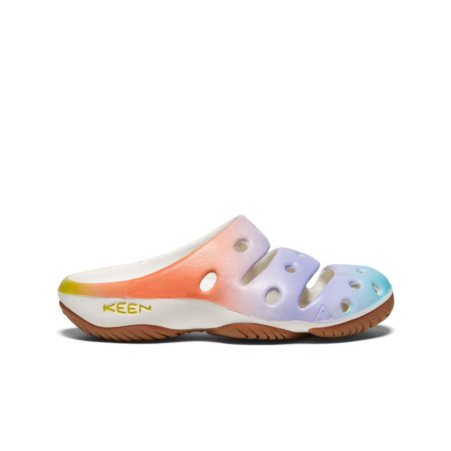 Women's Yogui Arts Clog x Beci Orpin - Comfortable Slip-On Shoes in Multi/Clearly Aqua Color | Perfect for Casual Wear, Home, and Outdoor Activities