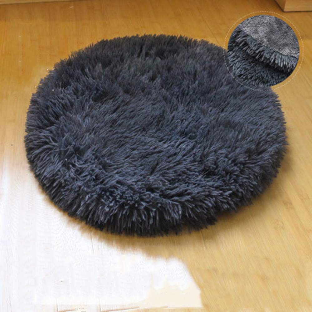 Vivi Bear Round Pet Bed - Extra Soft Comfortable Donut Nesting Cave Bed for Cats & Small Dogs | Washable Cushion | Perfect for Indoor Sleeping, Lounging & Cuddling