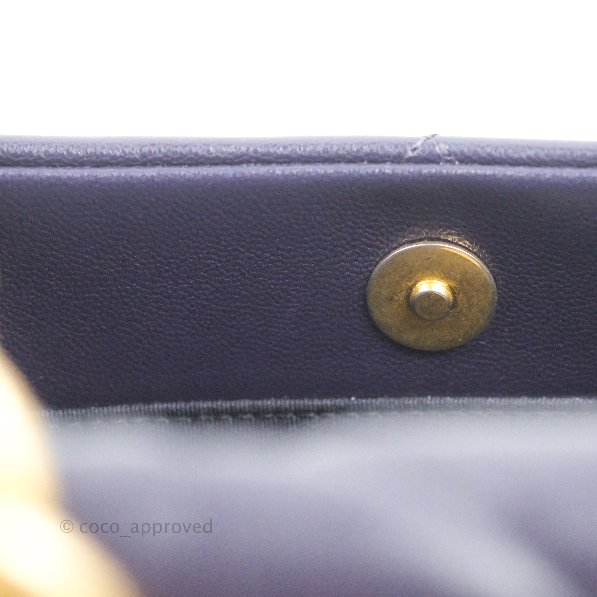 Chanel 19 Medium Flap Bag in Dark Purple with Mixed Hardware - Luxury Designer Handbag for Women, Perfect for Date Night & Special Occasions