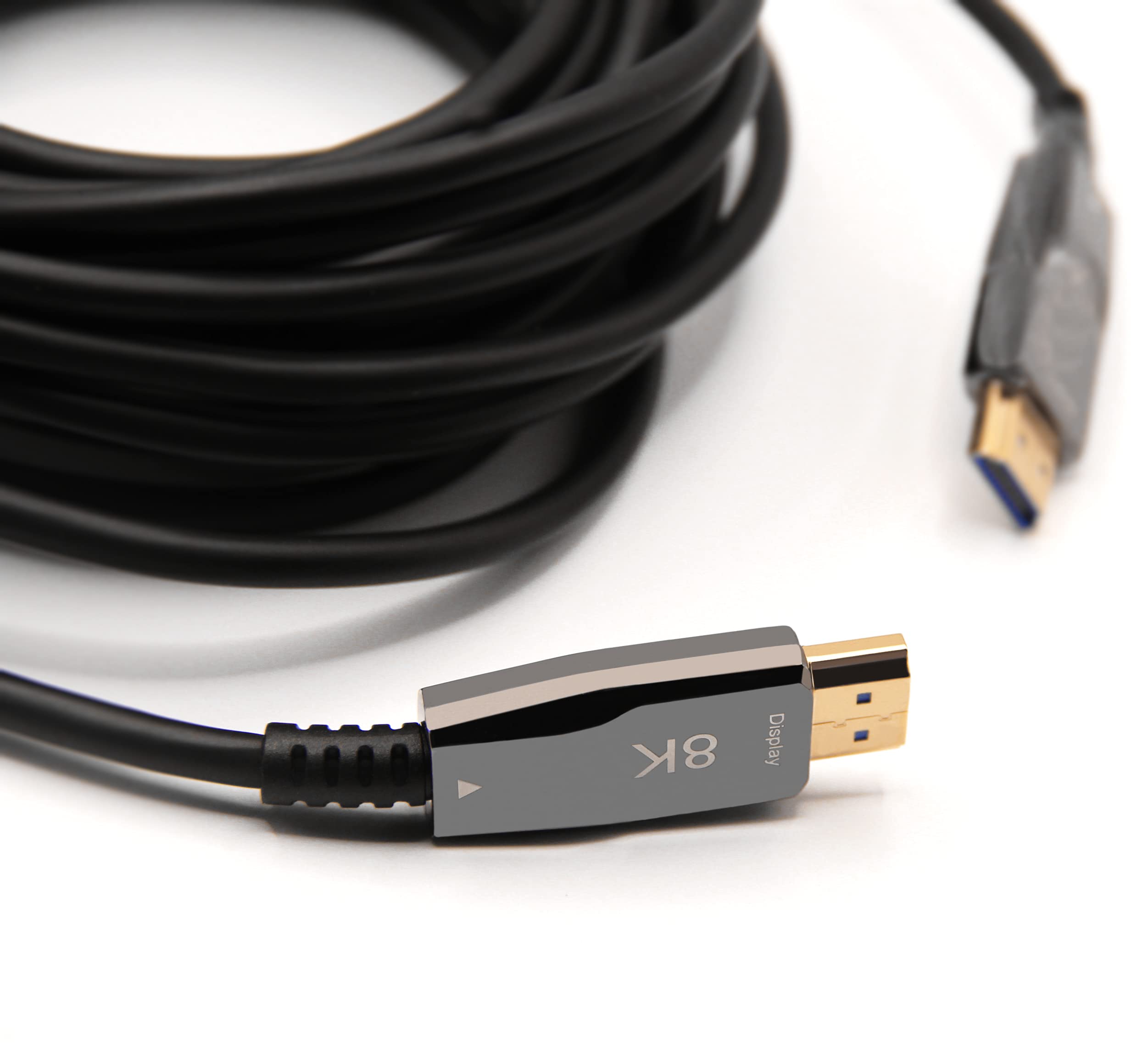8K HDMI Cable 75ft - Ultra High Speed 48Gbps Fiber Optic Cable - 4K 120Hz, Dynamic HDR, HDCP 2.3 - Slim & Flexible CL3 Rated In-Wall Safe - Supports Dolby Vision & Atmos with Ethernet - Perfect for Home Theater, Gaming & Professional AV Setups