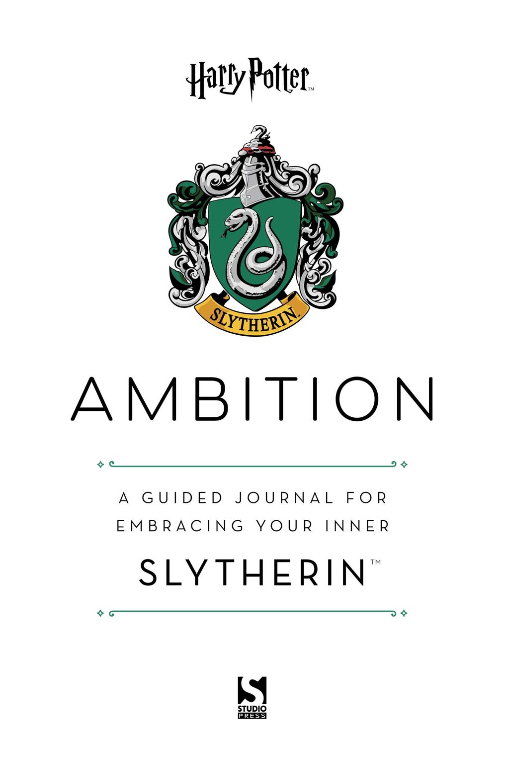 Harry Potter Ambition Guided Journal - Cultivate Your Inner Slytherin | Self-Improvement & Goal Setting Planner for Potter Fans | Perfect for Journaling, Personal Growth & Wizarding World Enthusiasts