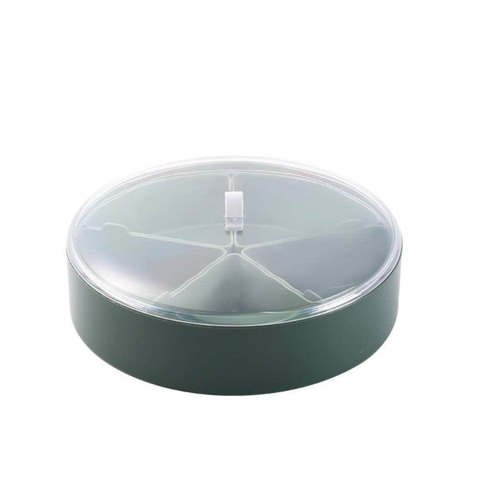 Creative Plastic Storage Box with Lid - Candy Tray for Snacks, Melon Seeds & Dried Fruits | Household Organizer for Living Room, Chinese New Year & Party Use