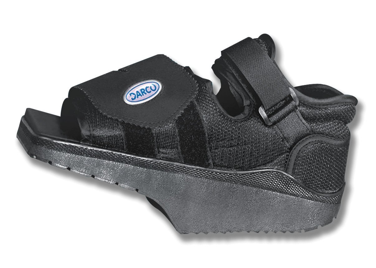 Darco Ortho Wedge Healing Shoe for Men & Women - Large Size Medical Boot for Post-Surgery Recovery, Plantar Fasciitis & Foot Pain Relief - Ideal for Home, Hospital & Daily Mobility Use