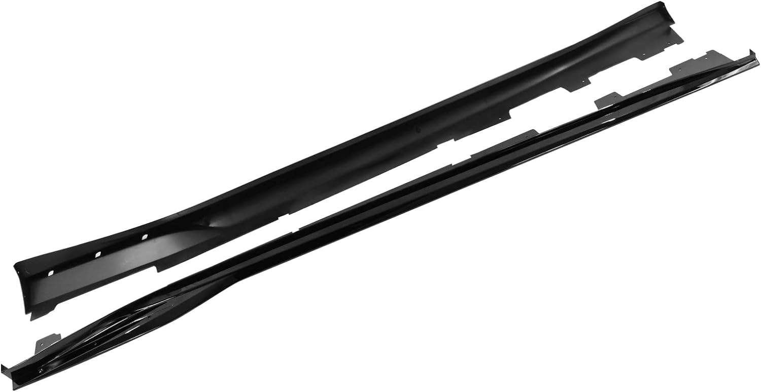 2016-2024 Chevy Camaro Side Skirt Rocker Panel Extension Splitters - PP Material Body Kit Molding for Enhanced Style & Protection - Perfect for Car Shows, Racing & Street Performance