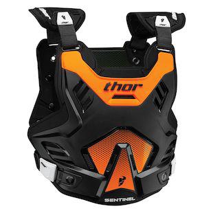 Sentinel GP Black & Orange Thor Motorcycle Jacket for Adults - Sizes XL & 2XL - Durable Riding Gear for Harley, Cruiser & Street Bikes - Perfect for Commuting & Long Distance Tours