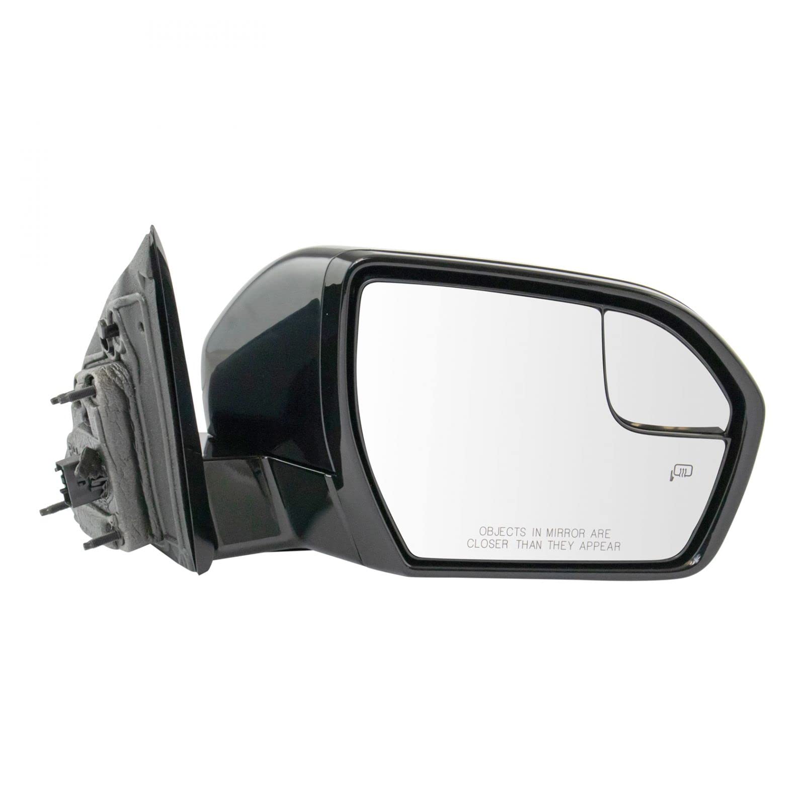 Power Heated Turn Signal Mirror RH Side for Ford Expedition - Checkered Finish - Enhances Safety & Style for Off-Road & Winter Driving