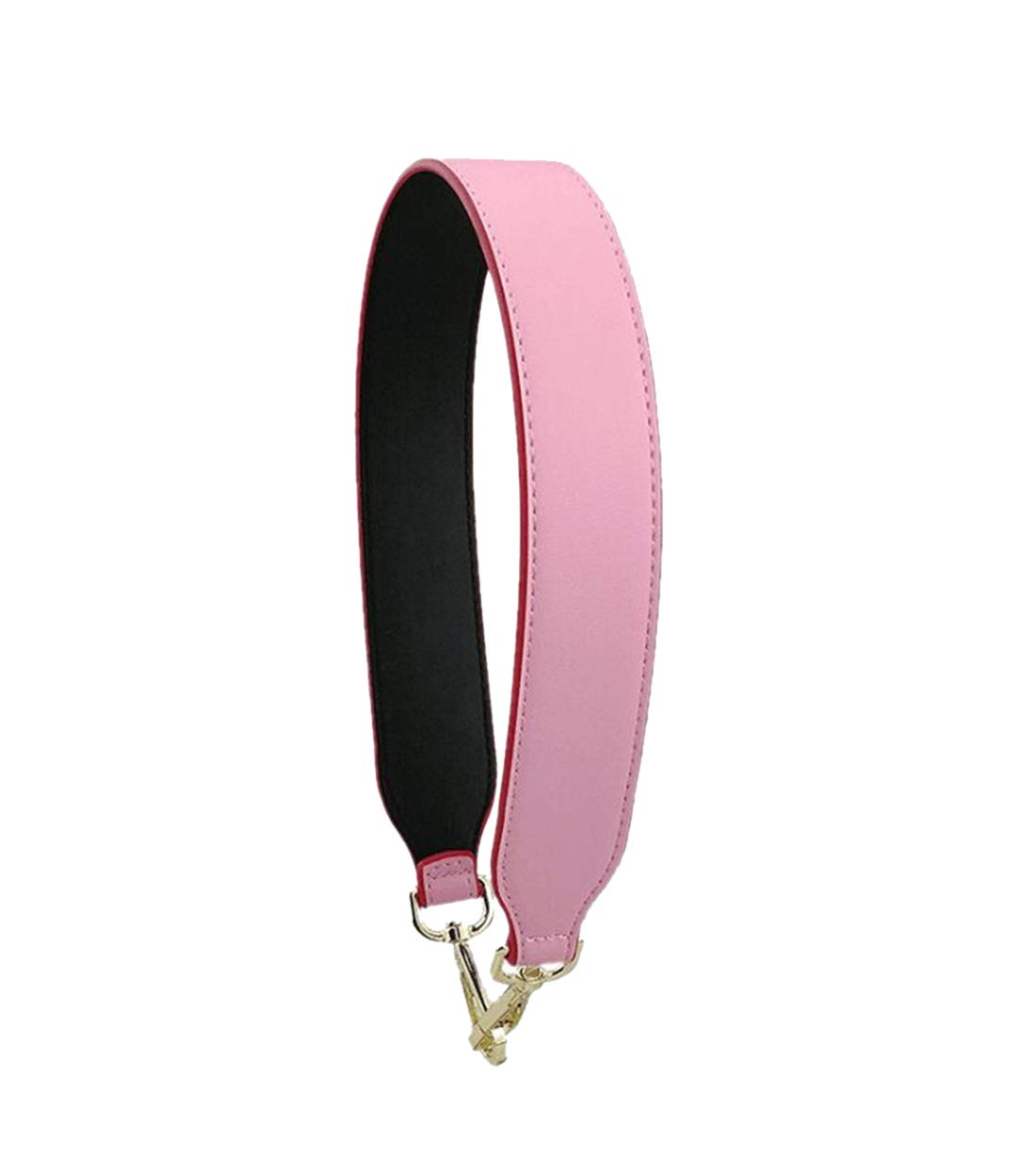 Simple Style Short Non-Adjustable Replacement Handbag Strap - PU Leather Shoulder Strap for Purses & Bags (Pink) | Perfect for Everyday Use, Shopping & Travel Accessories