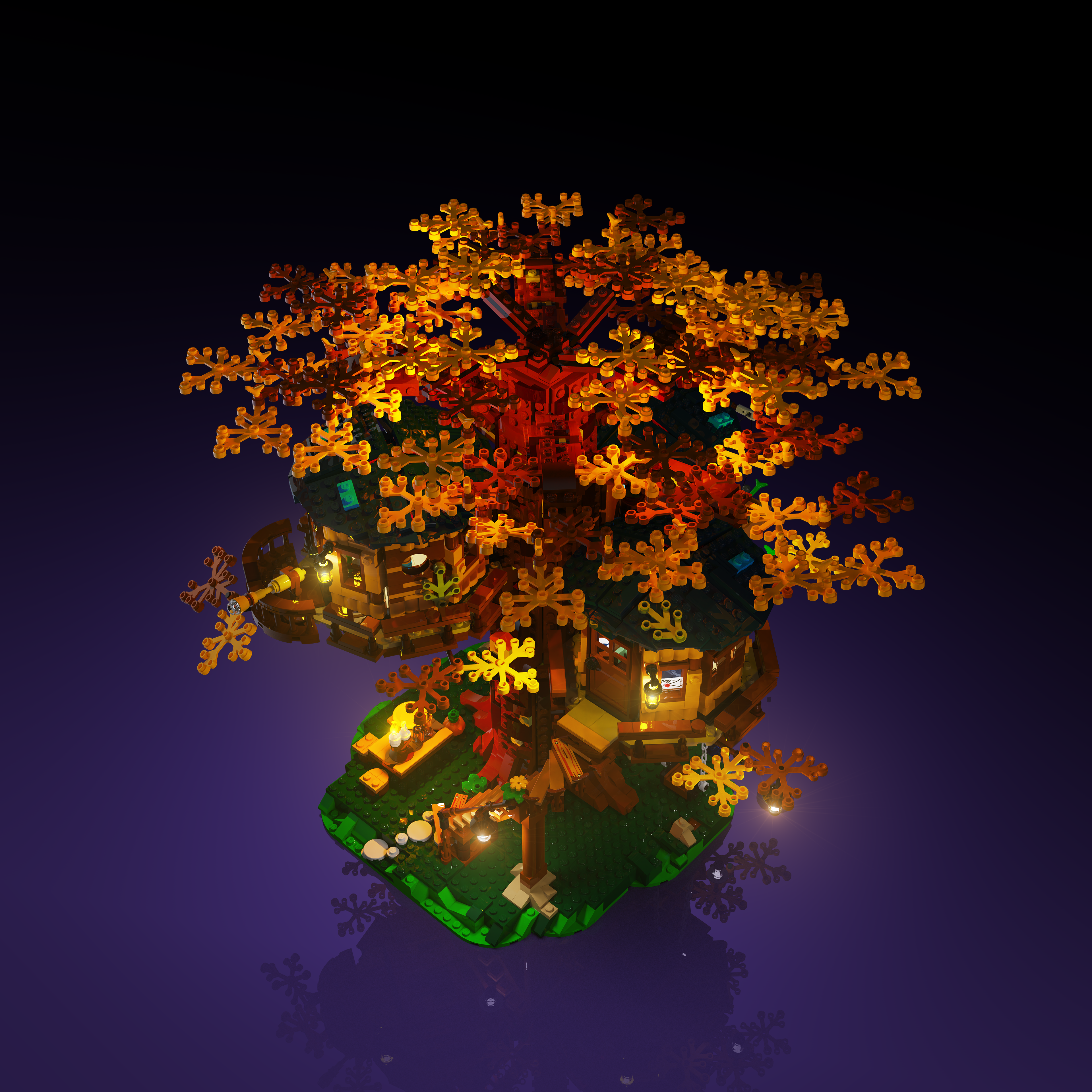 LEGO® Tree House #21318 Light Kit - DIY Lighting Set for LEGO Buildings - Perfect for Home Decoration & Night Display