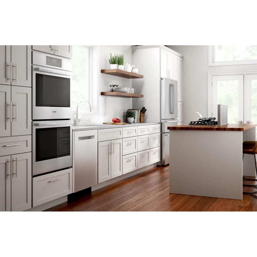 Bosch HBLP651UC 30-Inch Stainless Steel Double Wall Oven - Benchmark Series with Convection Baking & Self-Cleaning - Perfect for Modern Kitchens & Home Baking Enthusiasts