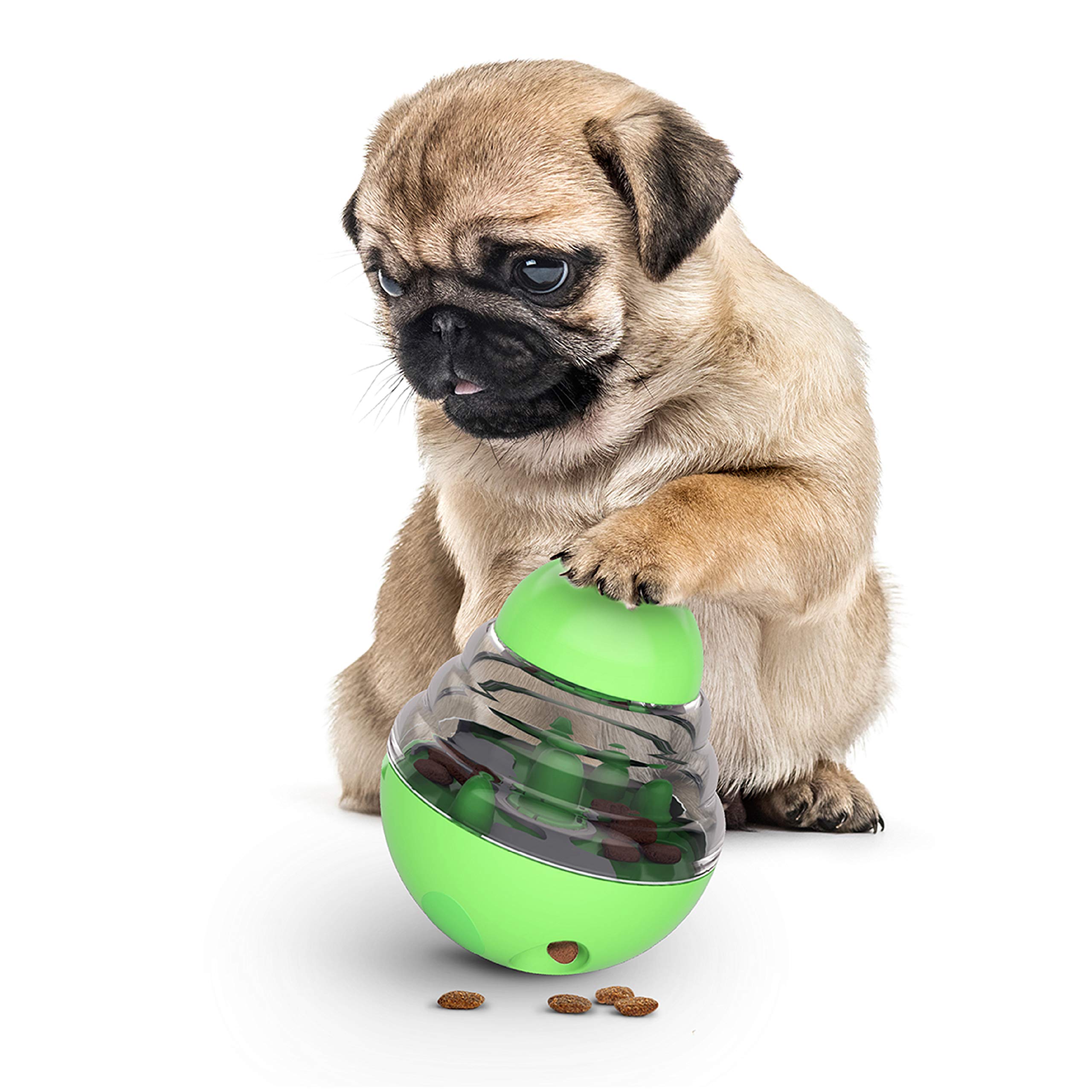 AnyPet Interactive Dog Treat Ball - Slow Feeder Puzzle Toy for Small & Large Dogs - Fun Mental Stimulation & Portion Control - Perfect for Indoor Play, Training & Boredom Relief