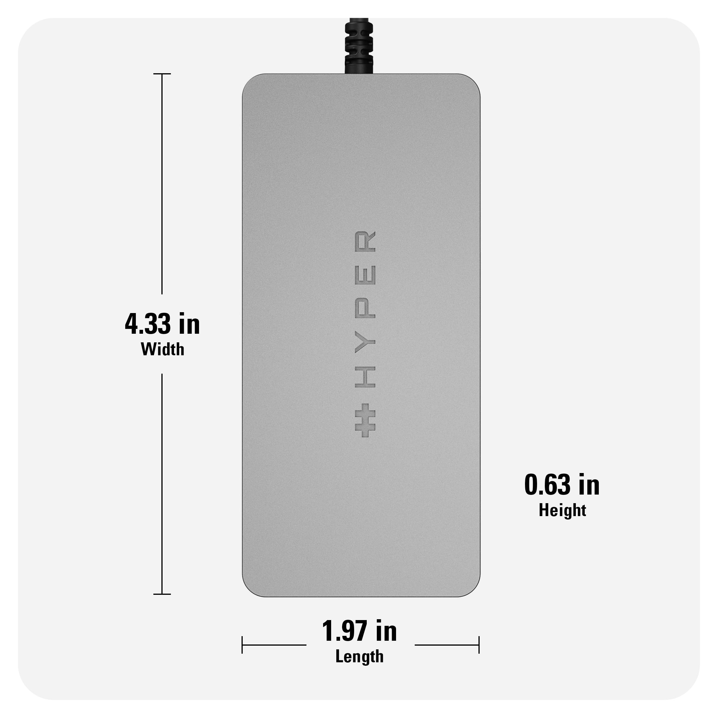 HyperDrive 5-Port USB C Hub with 86W Power Delivery, 4K HDMI, Ethernet & 5Gbps USB-A Ports - Universal USB-C Hub for MacBook, Laptop, Chromebook & USB-C Devices - Perfect for Home Office, Remote Work & Multi-Screen Setup