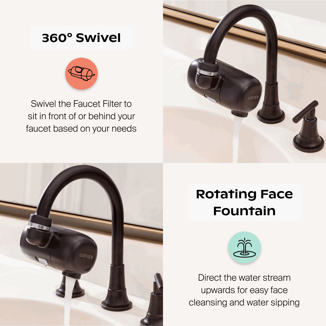 Best Water Faucet Filter for Clean Drinking Water - Removes Impurities & Improves Taste - Perfect for Kitchen, Bathroom & RV Use