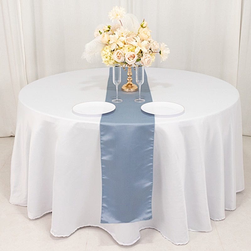 12x108 Lamour Satin Table Runner - Elegant Dining Table Decor for Weddings, Parties & Special Events - Premium Polyester Fabric with Glossy Finish - Perfect for Holiday Dinners & Formal Occasions