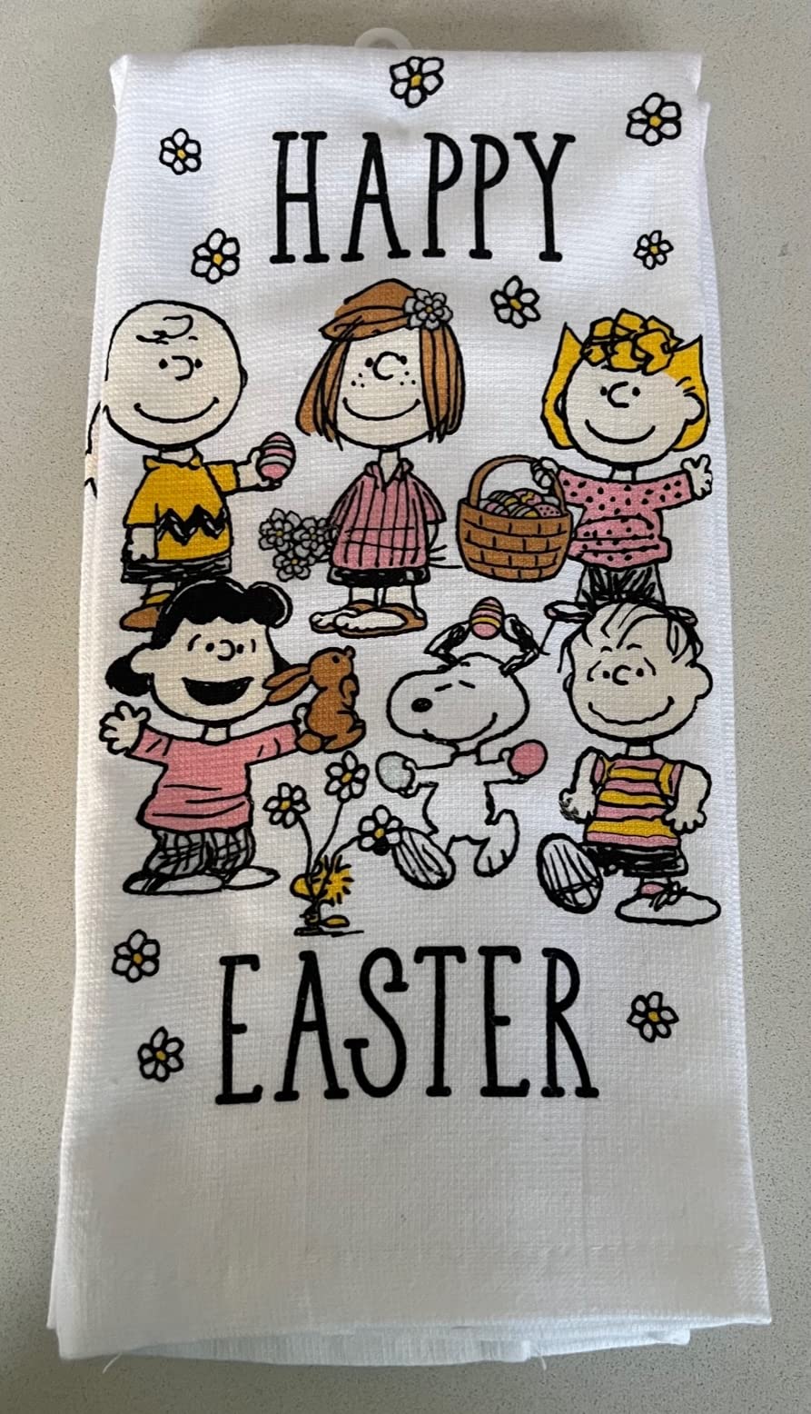 Happy Easter Peanuts 2-Pack Kitchen Towels - Soft & Absorbent for Holiday Decor & Dish Drying