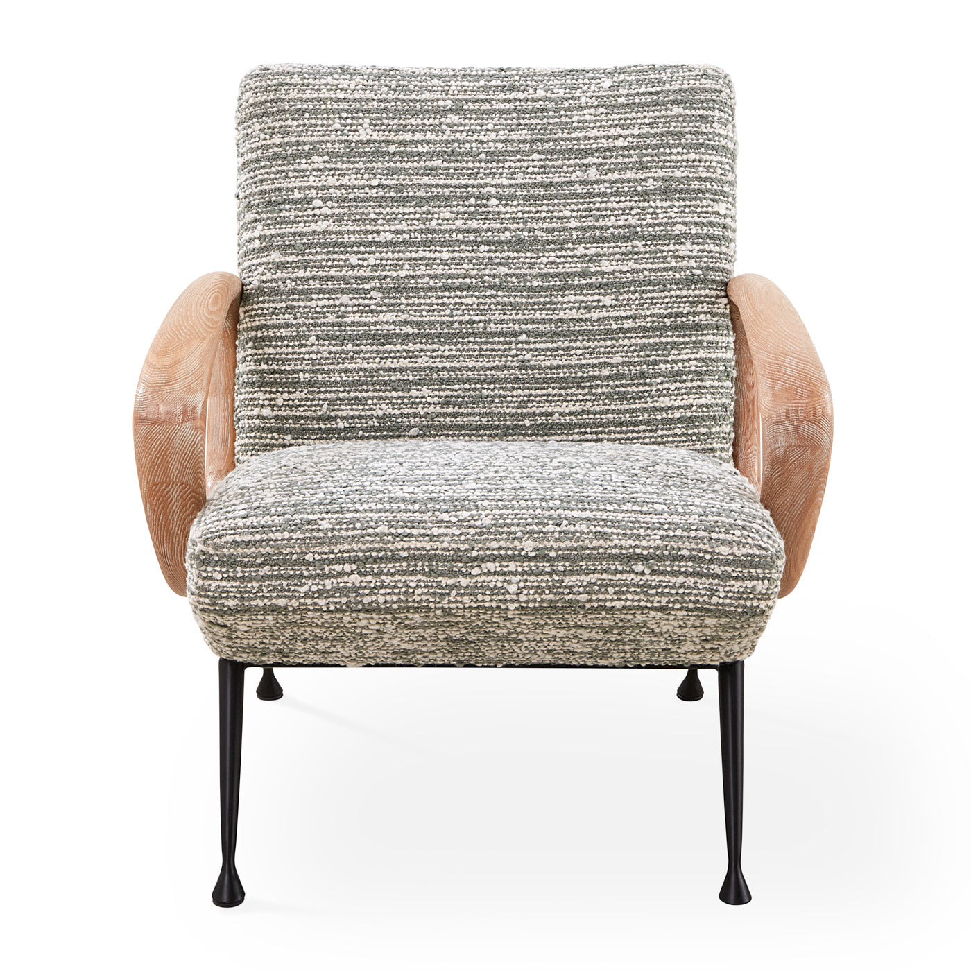 Gainsbourg Lounge Chair - Mid-Century Modern Accent Chair for Living Room, Bedroom & Office - Stylish Comfortable Reading Chair with Wooden Legs