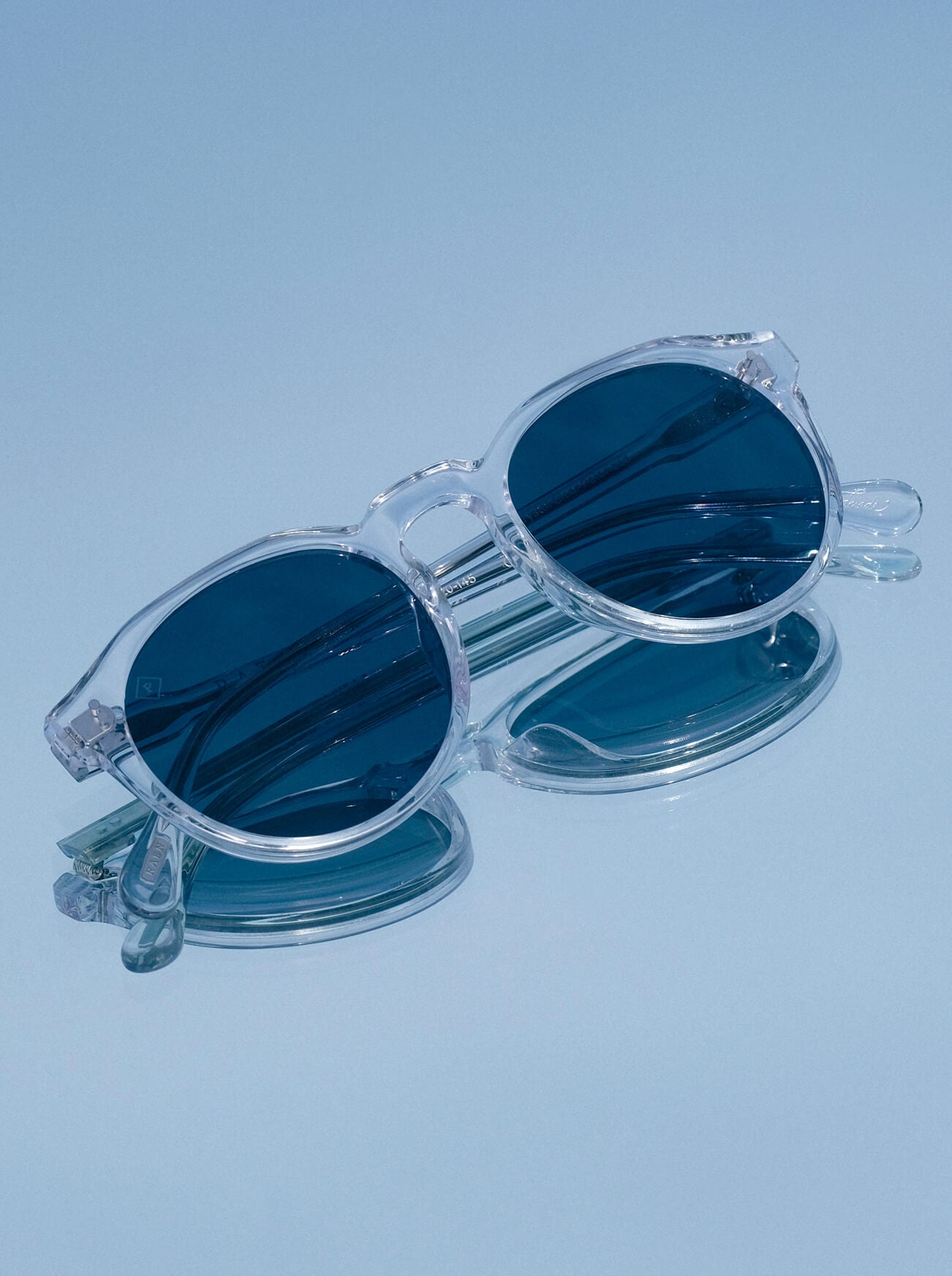 REMMY Polarized Sunglasses Blue Smoke Lens 52mm - UV Protection, Anti-Glare for Driving, Fishing & Outdoor Activities