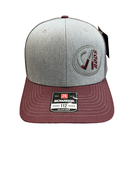 Castaway Logo'D Richardson Hat - Stylish Maroon Baseball Cap for Men & Women - Perfect for Outdoor Activities, Sports, and Casual Wear