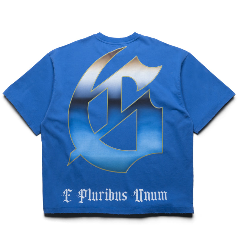 Godspeed New York Sputnik Moment Graphic T-Shirt - Royal Blue - Vintage Inspired NYC Streetwear for Urban Fashion & Casual Outfits