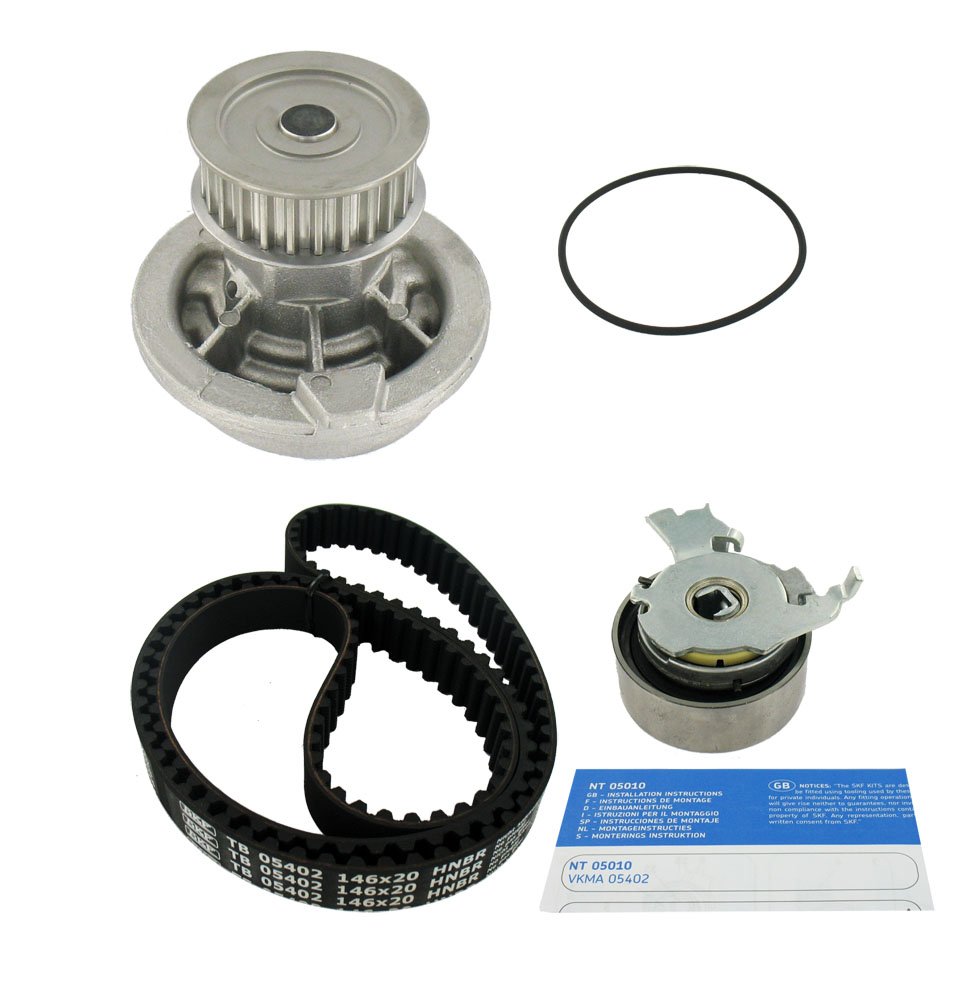 SKF VKMC 05402 Timing Belt and Water Pump Kit Replacement for Cars, Trucks & SUVs - High Performance Engine Maintenance Parts for Smooth Driving & Longevity