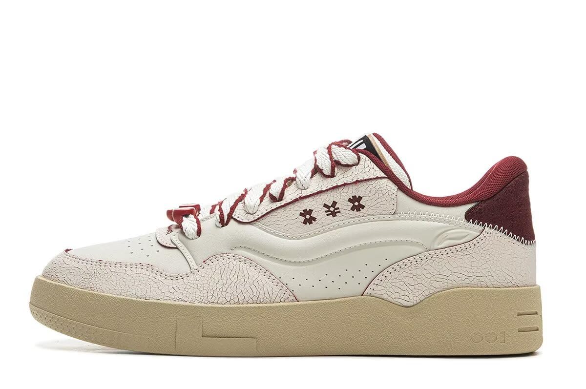 LI-NING 001 BTC Series Men's Classic Retro Sneakers - Casual Trendy Style Sports Shoes for Running, Walking & Streetwear Fashion (AGCS023, AGCU053, AGCV019)