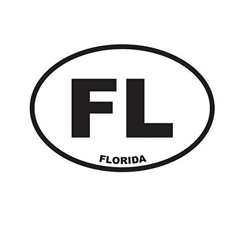 EW Designs Florida State Oval Vinyl Decal - 5