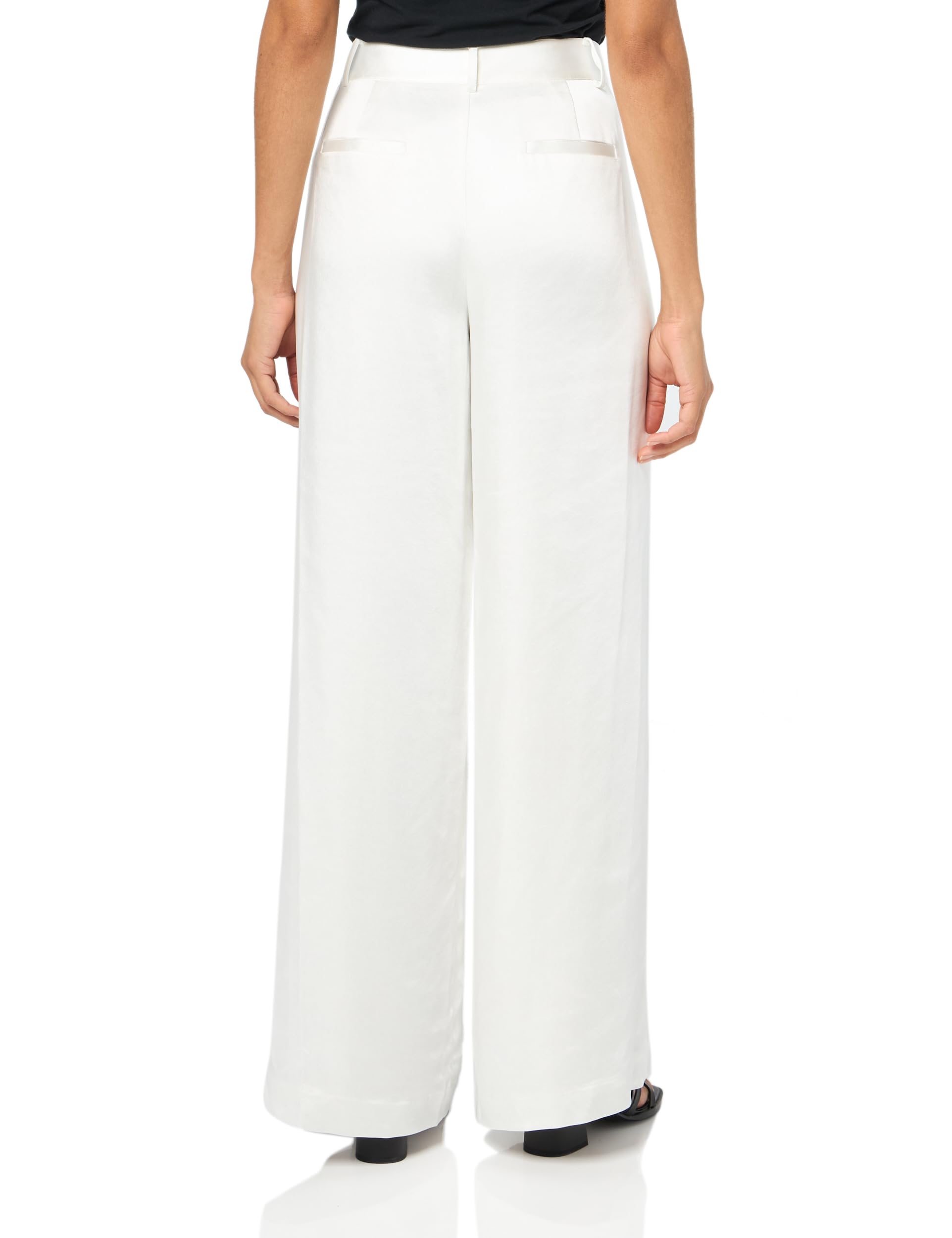 Women's Maxine Pants - Ivory, Size 10 US - Comfortable Stretch Work Pants for Office & Business Casual Wear