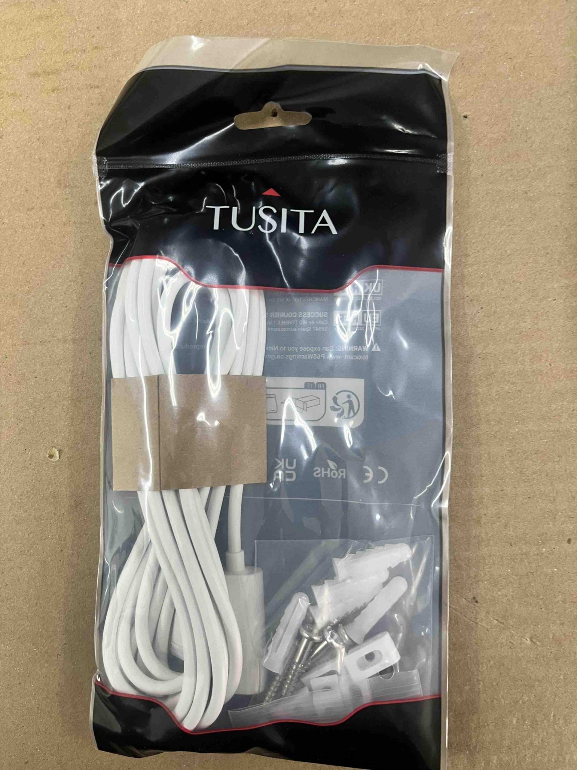TUSITA 10 ft. USB-C Extension Cable - High Speed Charging & Data Sync Compatible with Ring USB-C Solar Panels, Security Cameras - Perfect for Outdoor Surveillance & Solar Power Setup