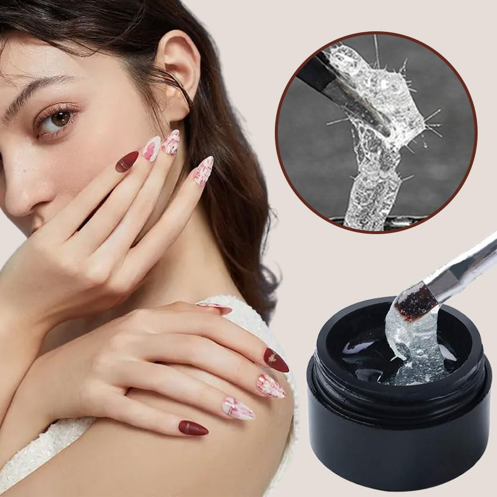 **Professional Nail Repair Gel Kit - Quick Fix for Split & Broken Nails, Natural Nail Strengthener, Portable Cracked Nail Treatment (2 Pcs) - Perfect for Home, Travel & Salon Use**