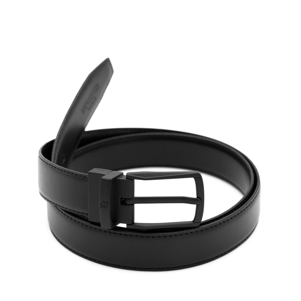 Hechter Reversible Leather Belt for Men - Black & Brown (DHB2510) | Stylish & Durable Dress Belt for Office, Casual & Formal Wear