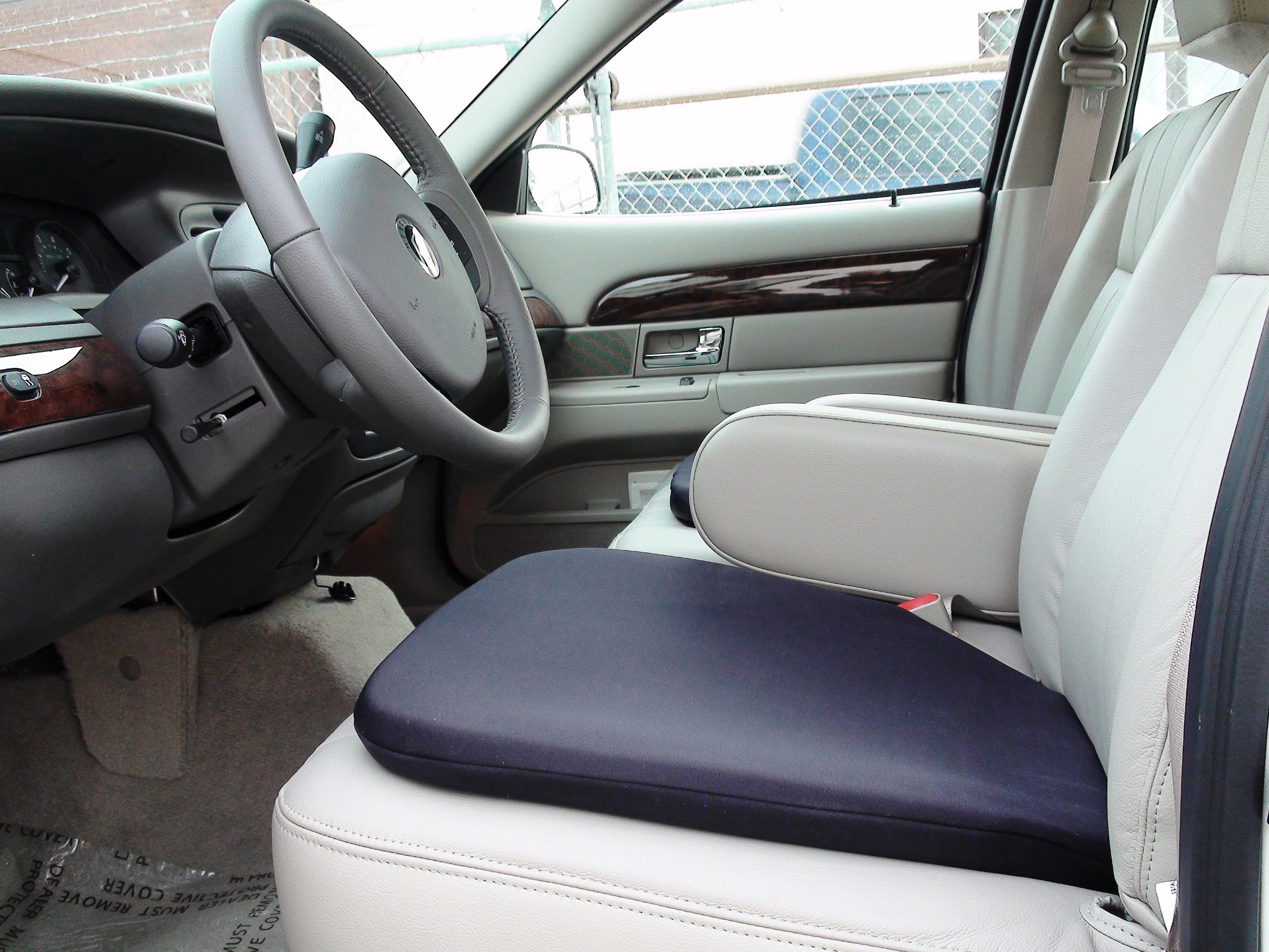 CONFORMAX Gel Car Seat Cushion for Truck & Auto - Lumbar Support & Pressure Relief - Breathable Mesh Cover - Universal Fit for Office Chair, Wheelchair & Long Drives (Model L20SAU)
