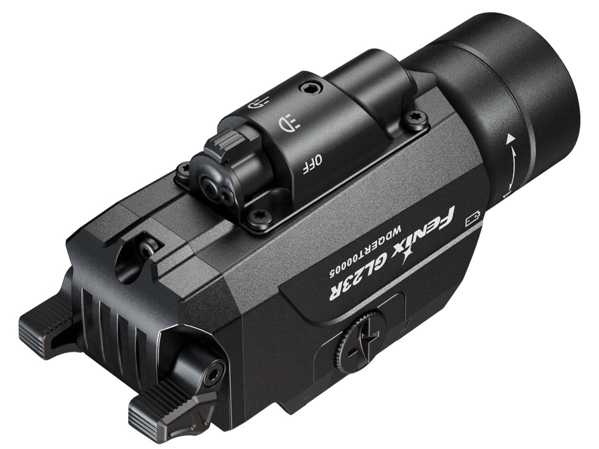Fenix GL23R Rechargeable Tactical Flashlight for Pistols & Rifles - 800 Lumens Weapon Light with Long Battery Life - Perfect for Hunting, Home Defense & Outdoor Adventures