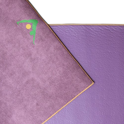 AURORAE Synergy 2-in-1 Non-Slip Hot Yoga Mat with Integrated Microfiber Towel - No Slipping, No Bunching, Odor-Resistant & Machine Washable - Perfect for Bikram, Power Yoga & Home Workouts