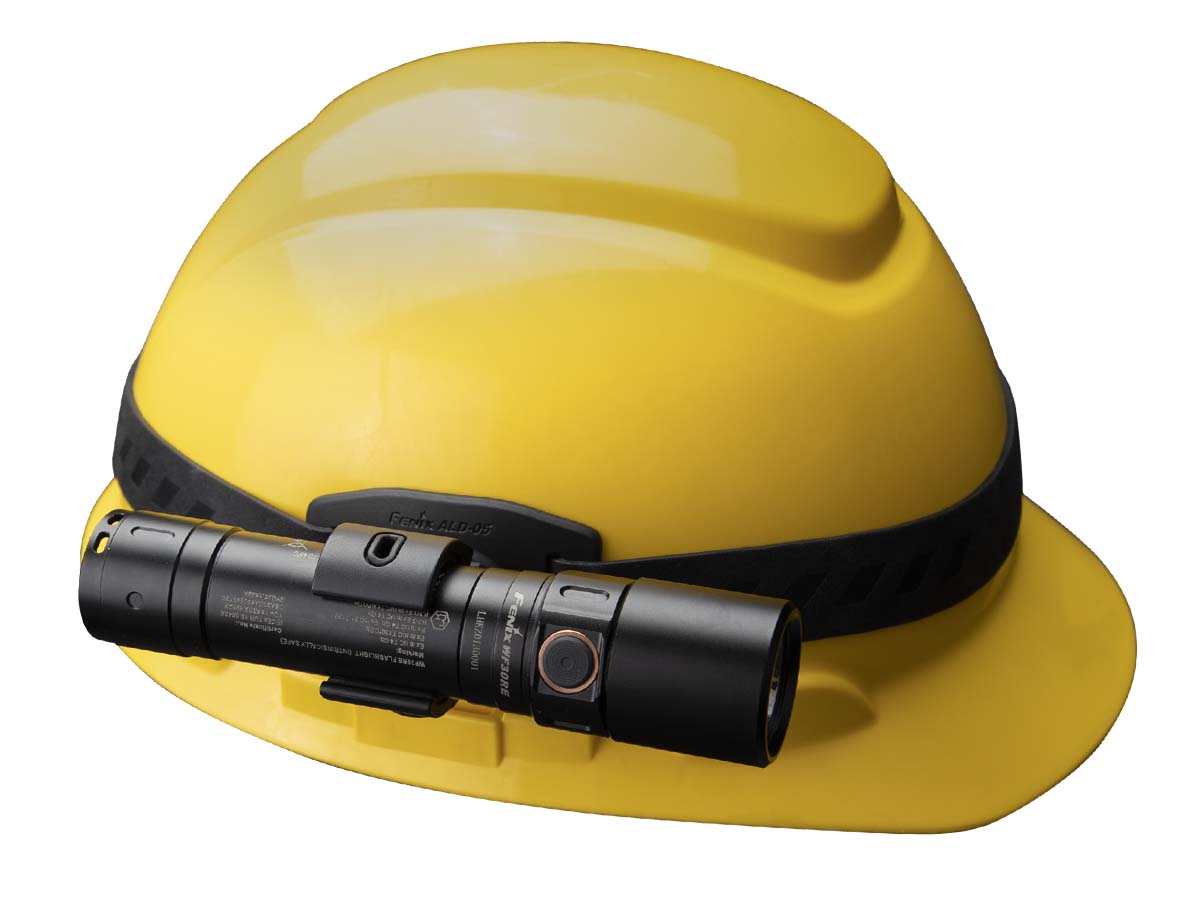 Fenix ALD 05 Helmet Flashlight Mount - Secure Hands-Free Headlamp Holder for Biking, Climbing & Night Work - Durable Helmet Light Attachment for Outdoor Adventures & Emergency Situations