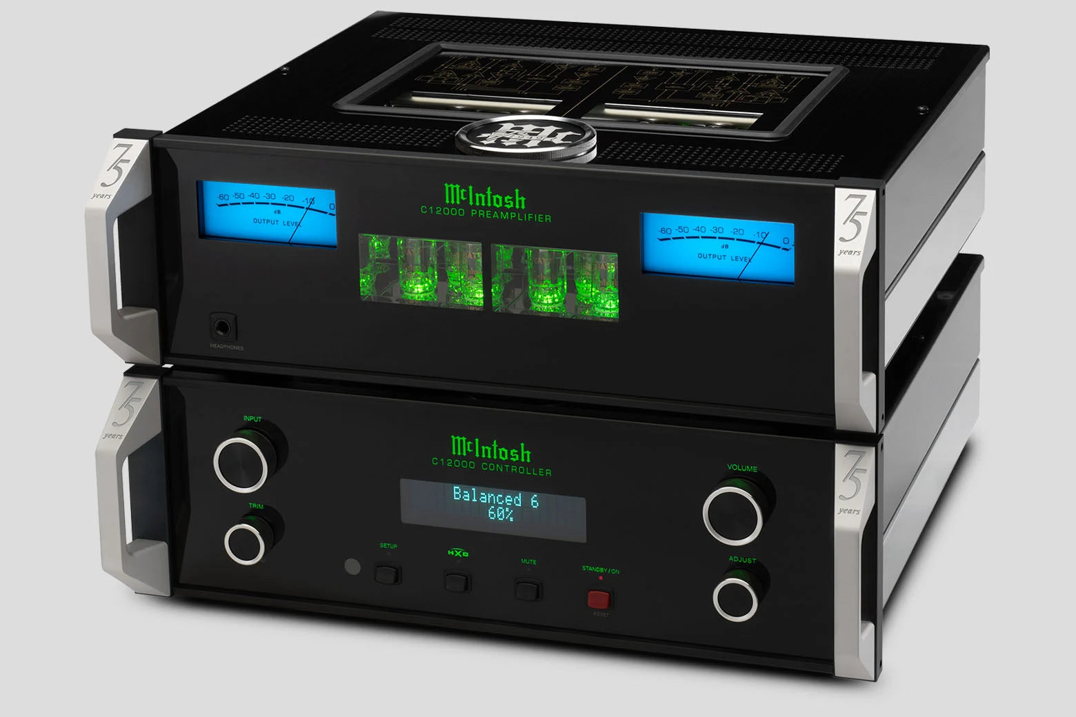 McIntosh C12000 Tube/Solid State Preamplifier - High-End Audio Preamplifier for Home Theater & Stereo Systems - Perfect for Audiophiles & Music Enthusiasts