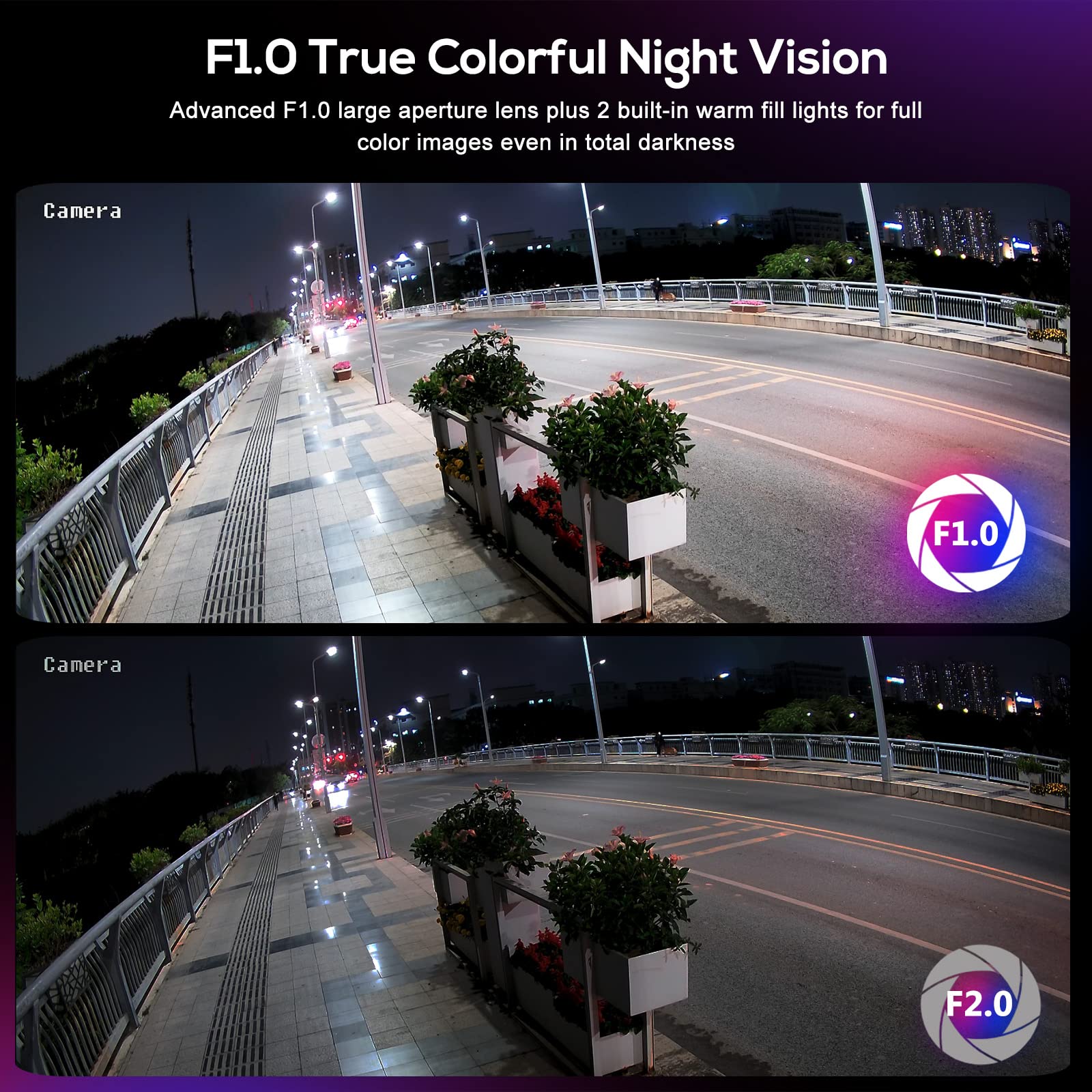 Hikvision 4K 8MP Outdoor PoE Security Camera with Human/Vehicle Detection - Full Color Night Vision, 2.8mm Lens, Built-in Mic, IP67 (PG2387C) - Ideal for Home Security, Business Surveillance & 24/7 Property Monitoring