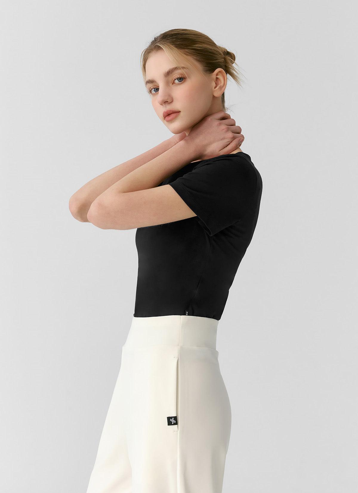 Supima Cotton Boat Neck Short Sleeve T-Shirt for Women - Soft & Breathable Summer Top - Perfect for Casual Wear, Beach Outings and Layering