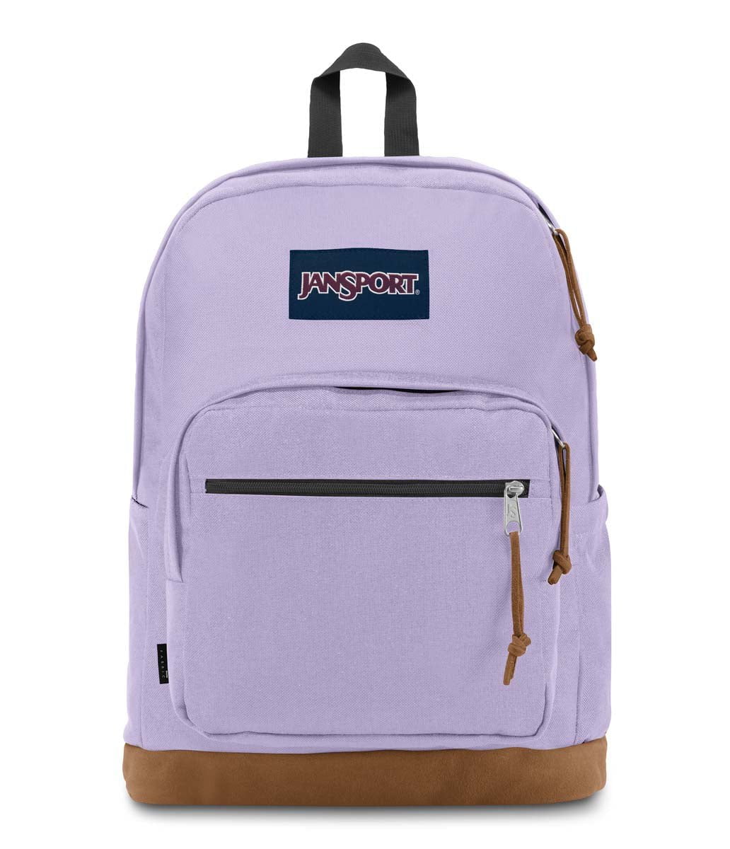 JanSport Right Pack Backpack - Lightweight School & Travel Backpack for Students & Commuters, Pastel Lilac - Perfect for College, Work & Outdoor Adventures