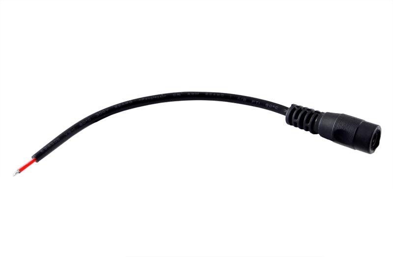 5.5 x 2.1mm DC Power Adapter with Female Connector - Compatible with LED Strips, CCTV Cameras, and Home Electronics