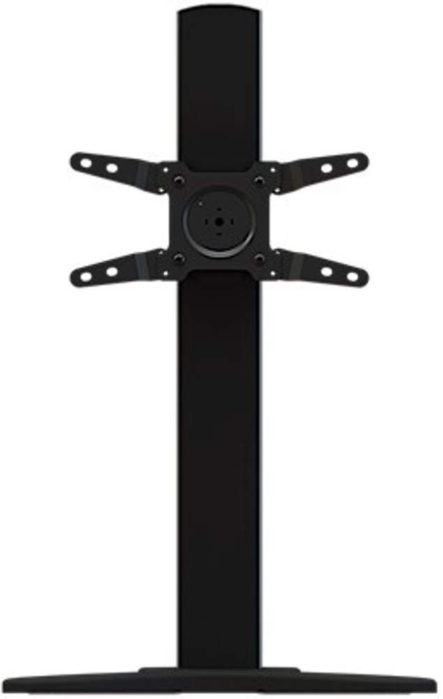 Adjustable Single Desktop Tilt Floor Stand Mount for 13-34 Inch Monitors - Perfect for Home Office, Gaming Setup & Conference Room Displays