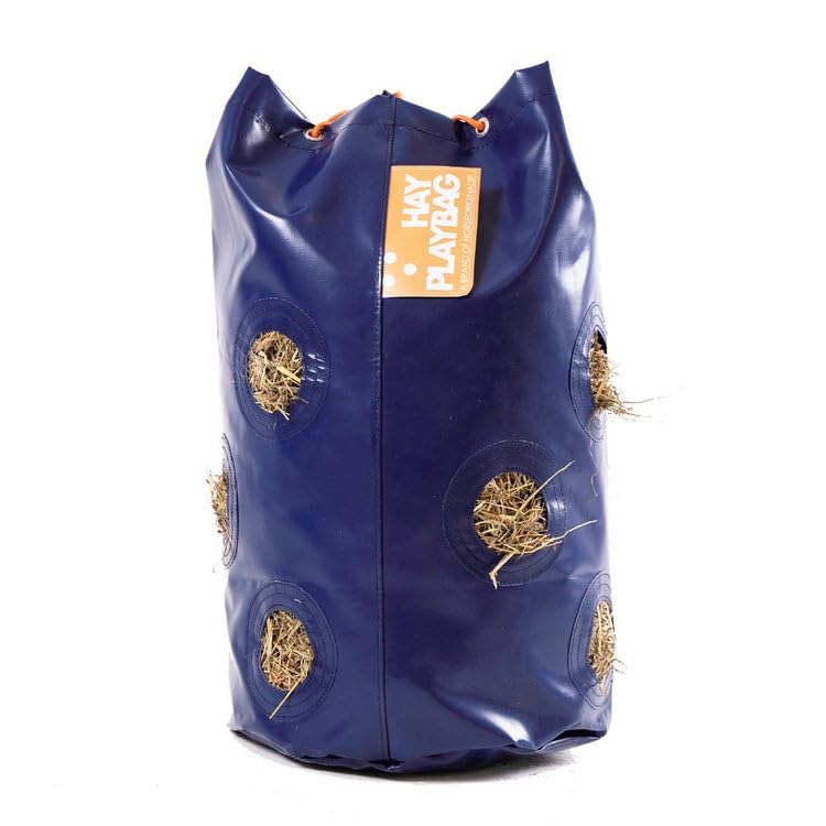 HayPlay Slow Feed Tie Bag - Durable Hay Net Alternative for Horses - Perfect for Stall, Trailer, Track or Paddock Use - Reduce Waste & Promote Healthy Eating Habits