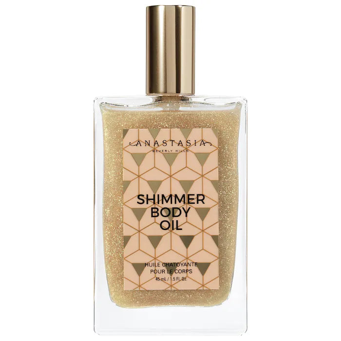 Anastasia Beverly Hills Shimmer Body Oil - Glow Enhancing Moisturizer for Radiant Skin | Perfect for Parties, Date Nights & Summer Glow