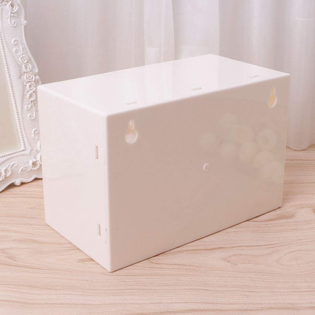 Happyaer 9-Drawer Jewelry Storage Box - Plastic Makeup Organizer Cabinet for Necklaces, Rings & Earrings - Perfect for Vanity, Dresser & Travel Accessory Organization