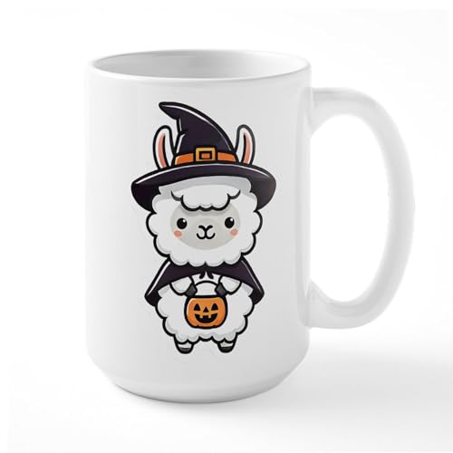 White - Cute Halloween Llama