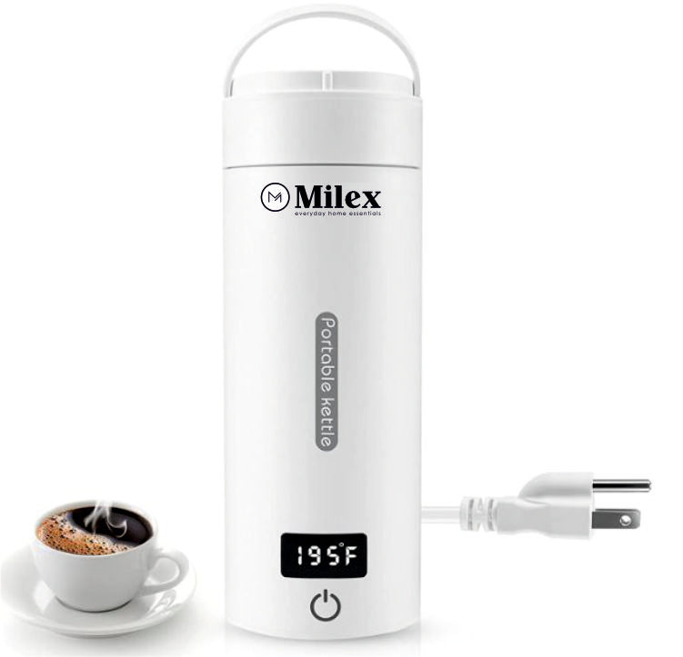 Portable Mini Insulated Kettle - 12oz Stainless Steel Travel Tea Thermos for Camping, Office & Outdoor Adventures