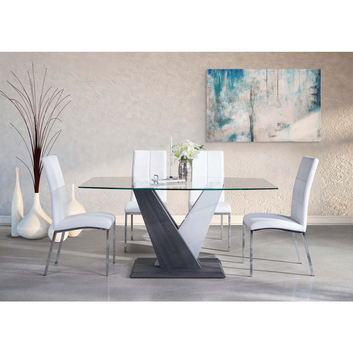 Baxter Pedestal Dining Table - Modern Round Wooden Kitchen Table for 4-6 People - Perfect for Small Spaces, Breakfast Nook & Cozy Family Meals
