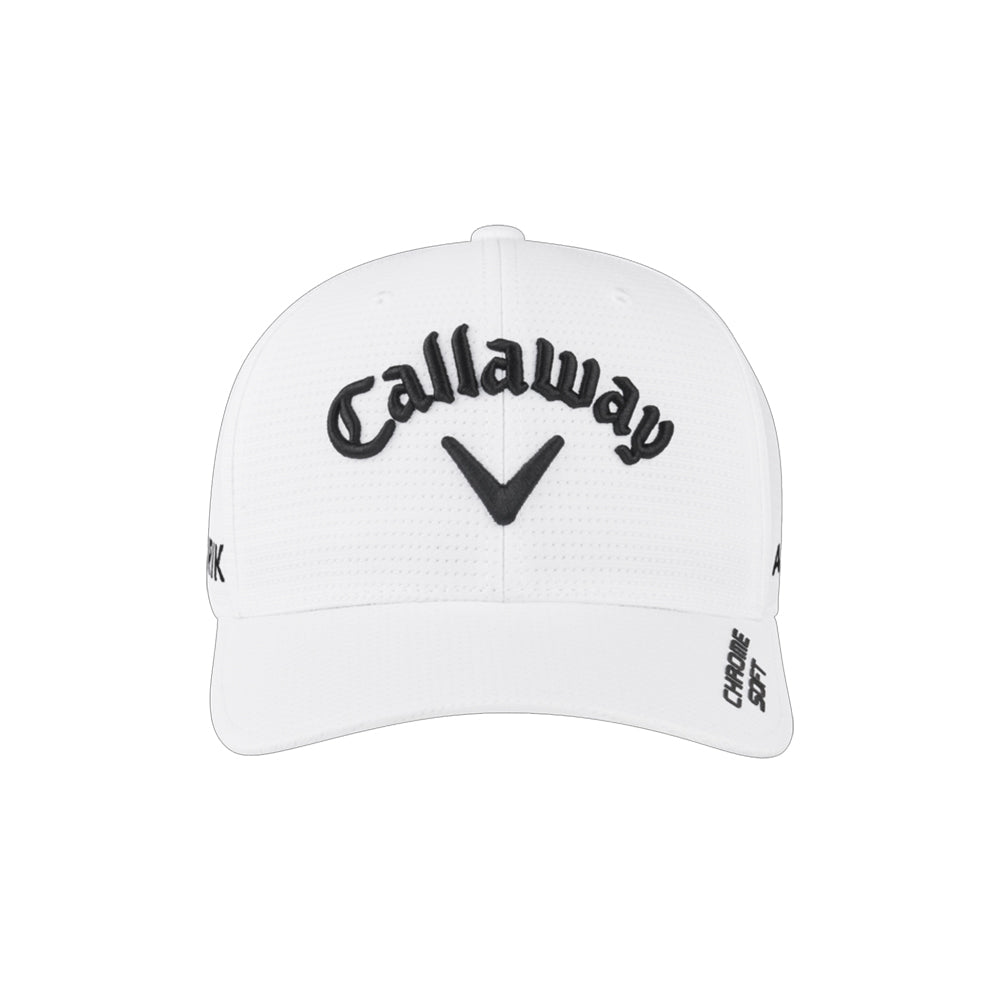 Callaway Tour Authentic FlexFit White Men's Golf Hat - Comfortable & Stylish for Golfing, Outdoor Sports & Casual Wear