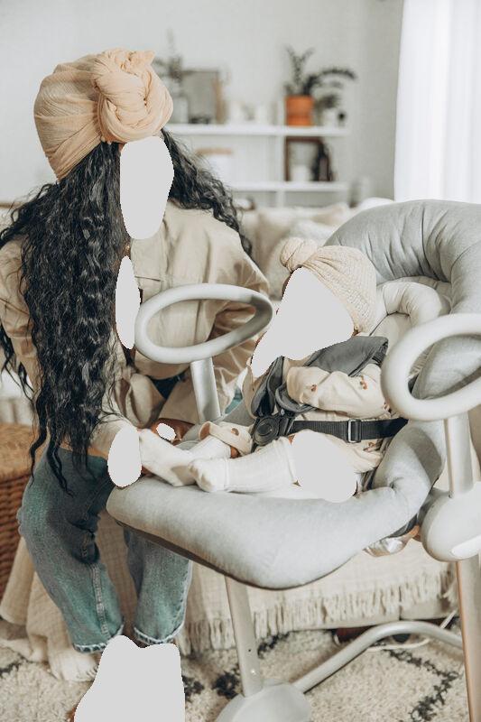 Beaba Up & Down Baby Rocker - Portable Infant Bouncer with Adjustable Recline, Soothing Vibrations & Toys for Newborns to Toddlers - Perfect for Nursery, Travel & Playtime