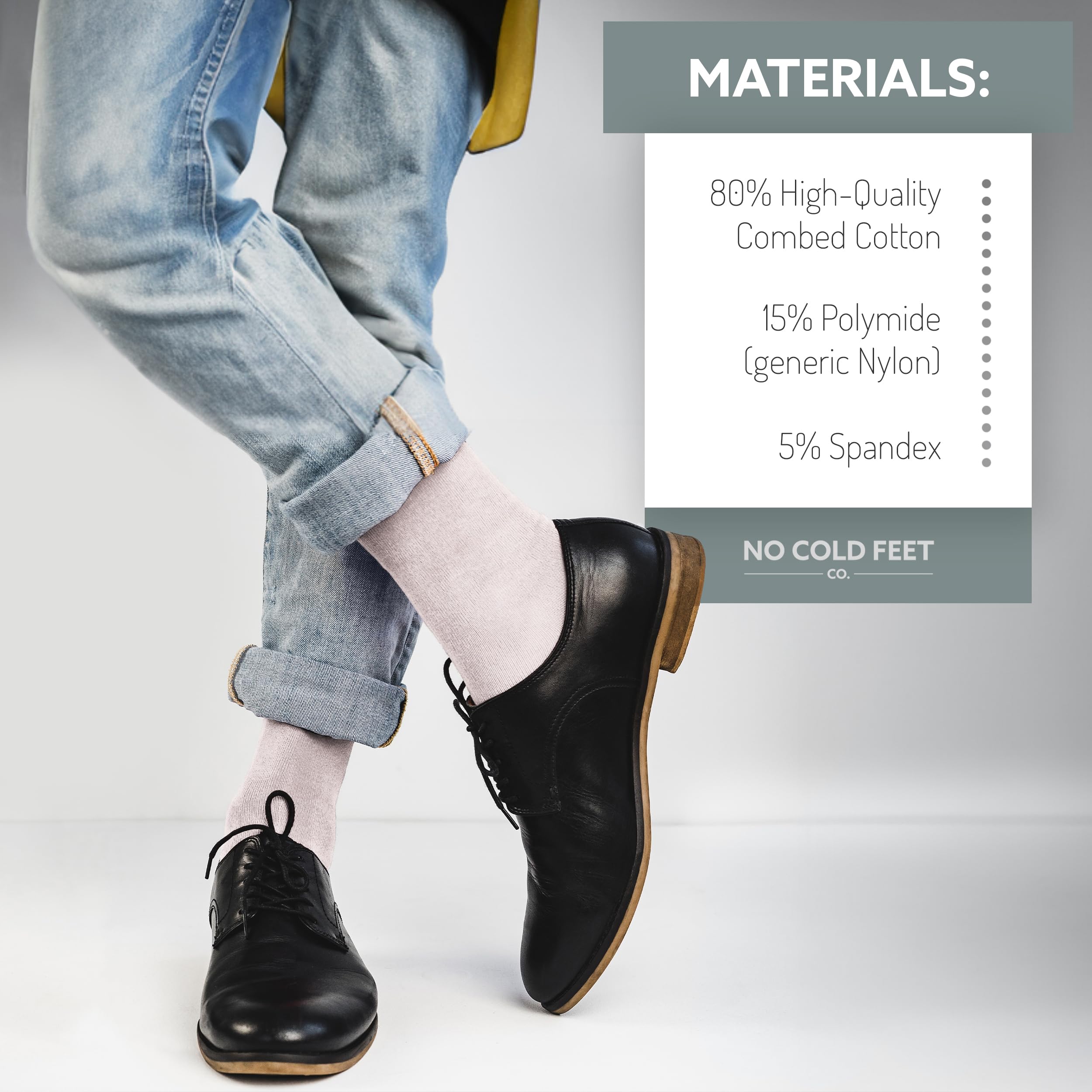 Fun Pink Colorful Novelty Socks for Men - 8 Pack Dress Casual Formal Groomsmen Wedding Socks - Perfect for Parties, Gifts & Special Occasions