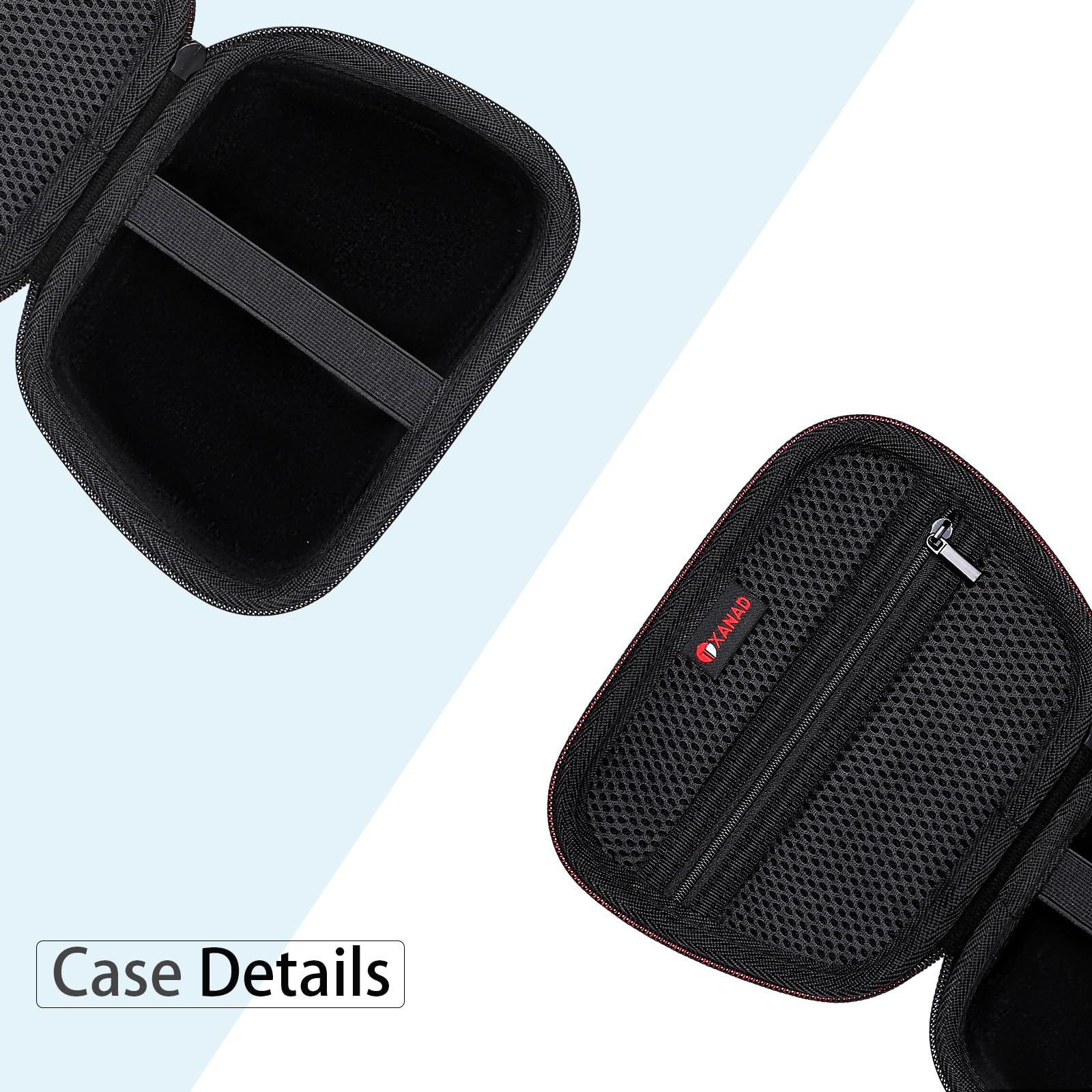 Premium Black Hard Travel Protective Case for Xbox/Playstation/Nintendo Switch Controllers - Universal Storage Bag for PowerA/ELISWEEN/GameSir/Diswoe/TIANHOO Wireless Gamepads - Perfect for Gaming Travel & Controller Organization